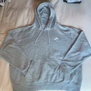 Nike Gray Pullover Hoodie Sweatshirt